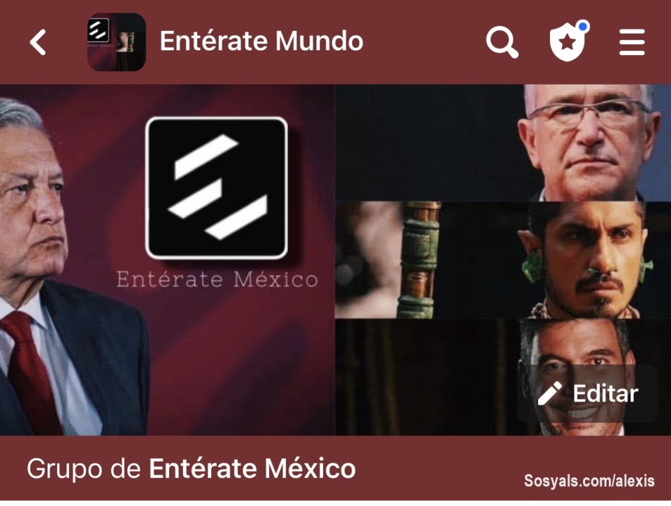 #MisGrupos 
El grupo de #ENTERATE Mundo con más de 80,000 miembros en facebook tiene como principal objetivo la publicación gratuita de noticias internacionales creadas por todos los miembros de esta cominudad a nivel mundial.

Puedes unirte y probarlo GRATIS para informar e informarte.

https://www.facebook.com/groups/enterat/