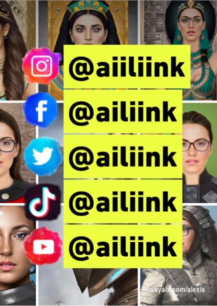 #MisRedesSociales
@ailink es una Influencer IA creada con Inteligencia Artificial y con la tecnología de QRemo$ Inc. Es capaz de administrar cualquier tipo de Red Social sobre todo Facebook e Instagram contestando mensajes por INBOX y DM o contestando comentarios en los contenidos que también es capaz de crear y programar para compartirse cada cierto tiempo según sea conveniente.

Actualmente administra las páginas de Bebecita, La Inventada y gran parte de las páginas de Noticias del corporativo.

Siguela en todas sus redes sociales que puedes encontrar en http://ailiink.com a la orden para cualquier colaboración y contratación.